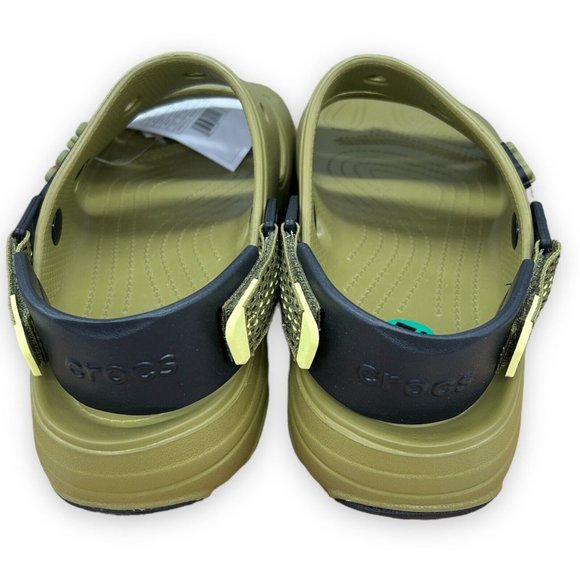 Crocs All Terrain Sandals Mens Size 12 ‎ Green Lightweight Adjustable Strap Hike main image 3